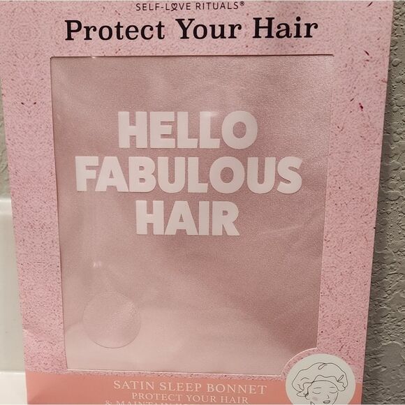Self-Love Rituals Hello Fabulous Hair Satin Sleep Bonnet - Picture 4 of 4